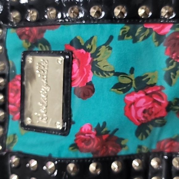 Large Betsey Johnson Floral Purse - Picture 2 of 3